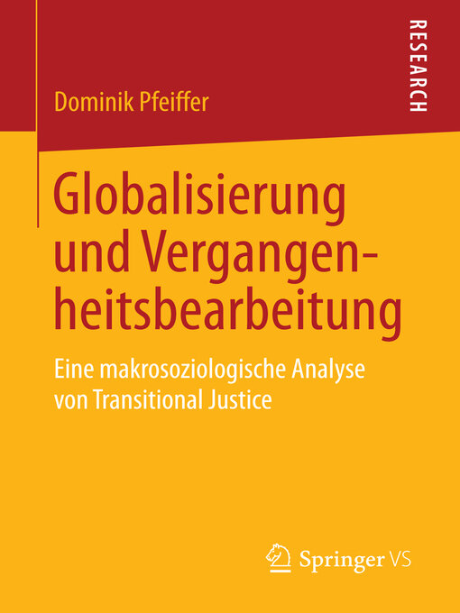 Title details for Globalisierung und Vergangenheitsbearbeitung by Dominik Pfeiffer - Available